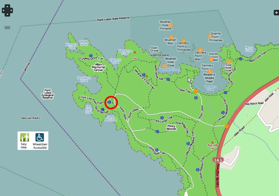 Alfa Img Showing Point Lobos Trail Map